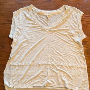 We The Free over sized v neck tee shirt size xsmall #228